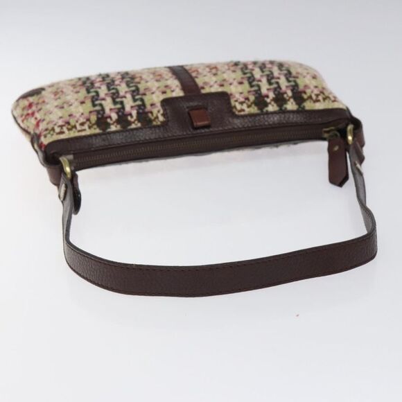 Burberry House Check Beige Wool Shoulder Bag (Pre-Owned) - Picture 5 of 16
